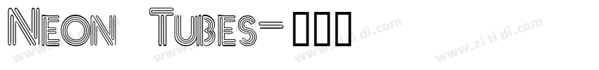 Neon Tubes字体转换